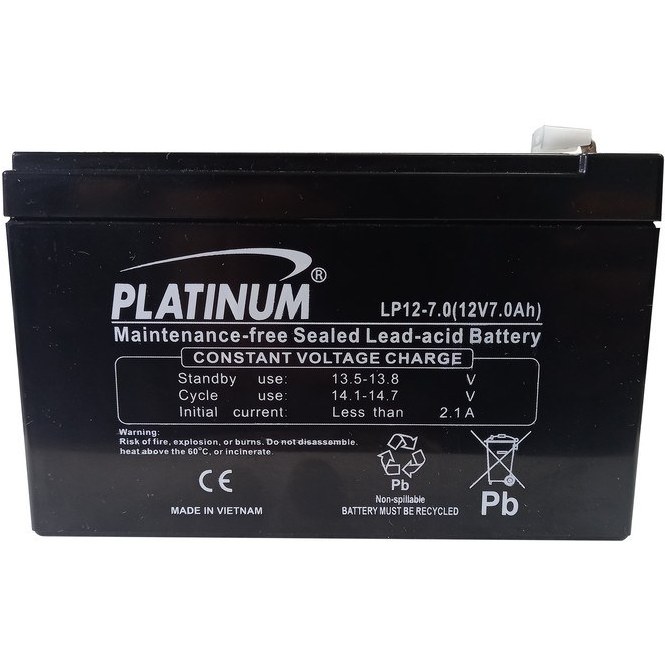 باطری 12 ولت 7 آمپر پلاتینیوم
